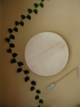 Drum on wall