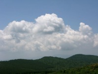 Mountains and clouds